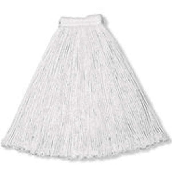Mop Small (SM) 16 OZ White Cotton Cut End 1IN Headband 1/Each