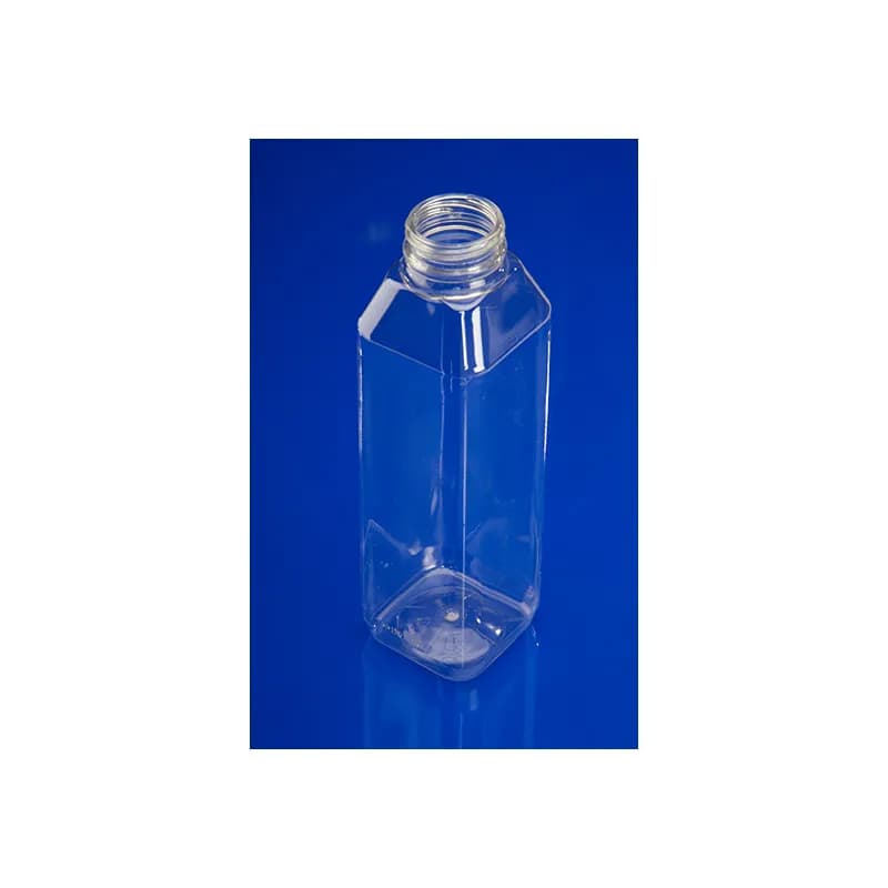 Juice Bottle 16 OZ Clear Square DBJ Finish 160/Case