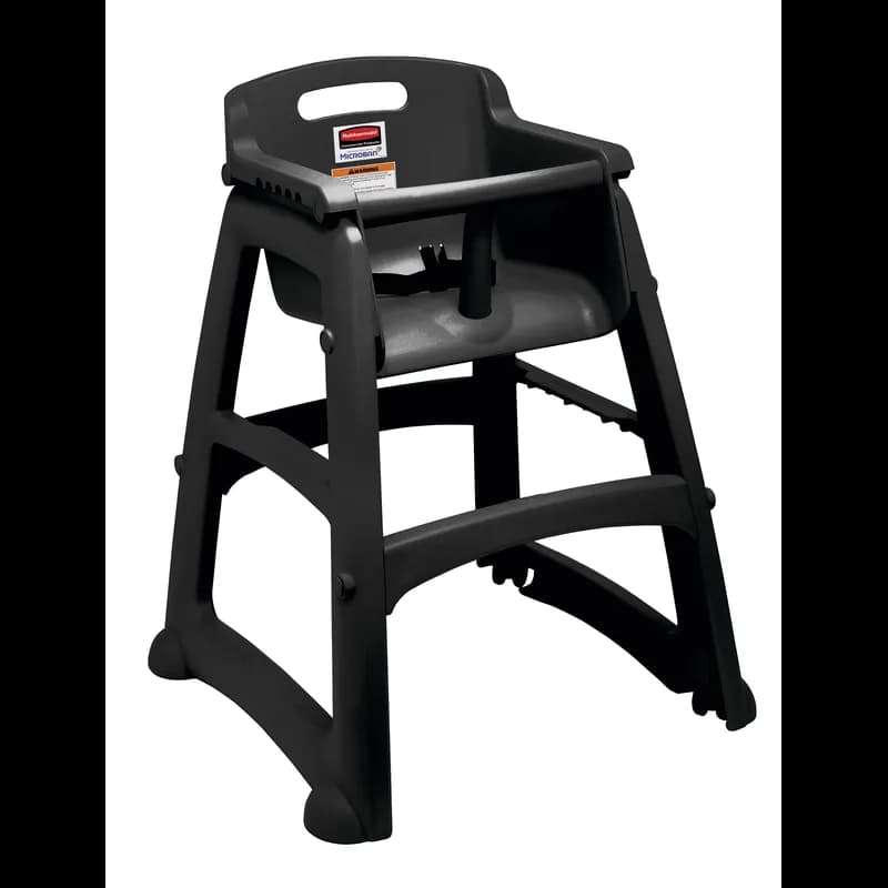 Sturdy Chair™ High Chair Y 23.50X23.38X29.75 IN Black PP Wheels 1/Each