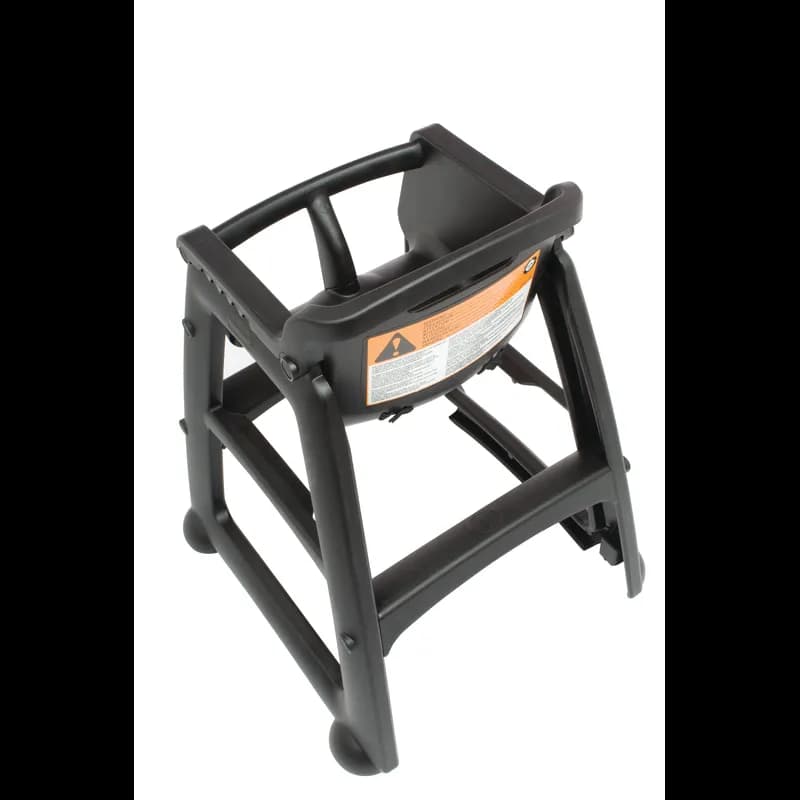 Sturdy Chair™ High Chair Y 23.50X23.38X29.75 IN Black PP Wheels 1/Each
