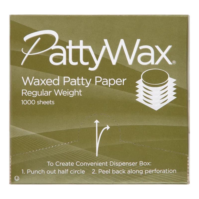 Bagcraft® Patty Sheet 4.75X5 IN Dry Wax Paper 24000/Case