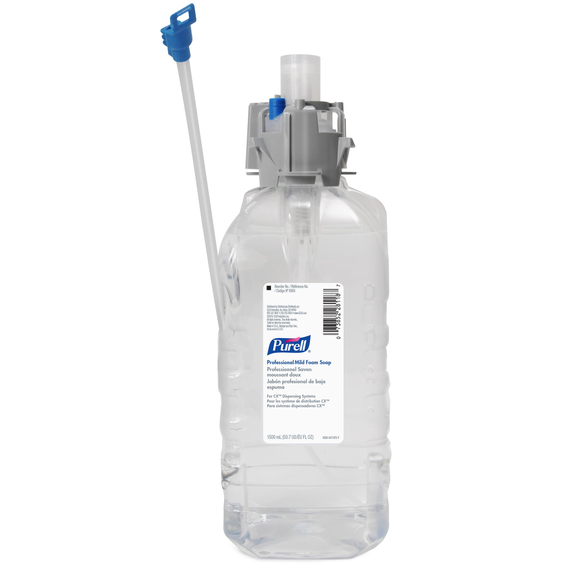 Purell® Hand Soap Foam 1500 mL 3.95X3.95X11.9 IN Fragrance Free Mild For CXM CXI CXT 4/Case