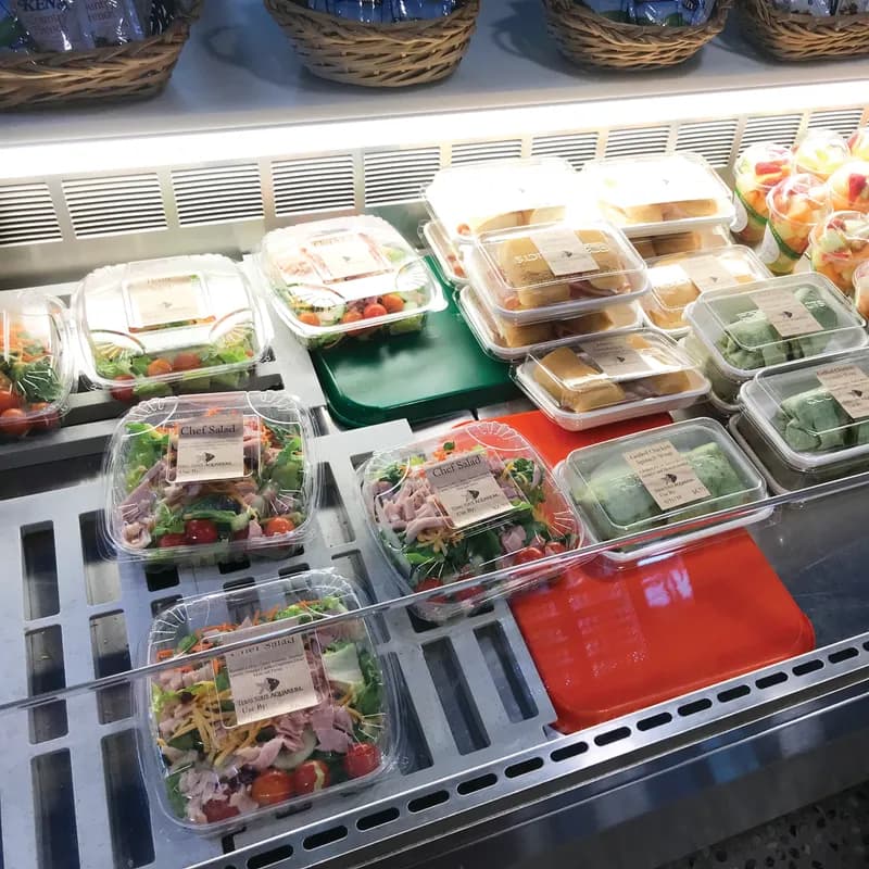 Take-Out Container Hinged 8X8X3 IN PLA Clear Square 160/Case