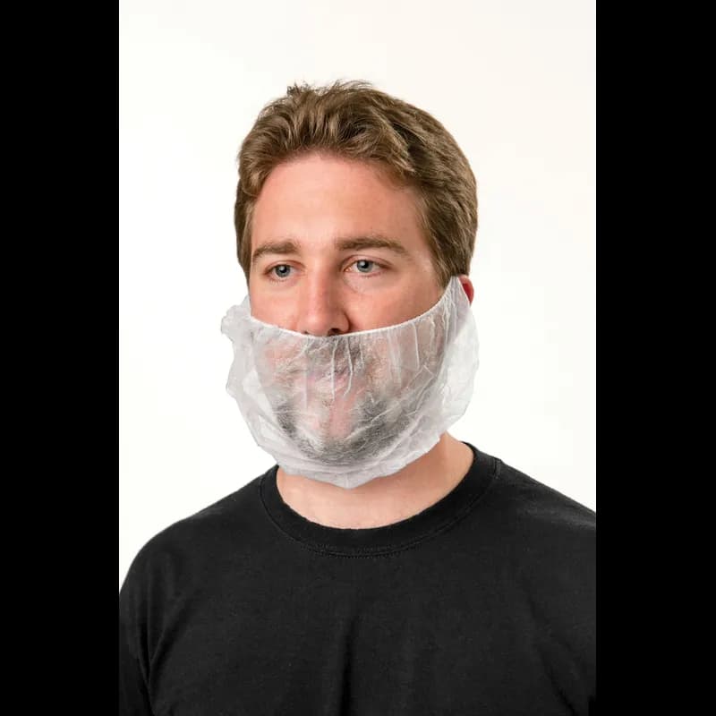 Beard Cover Regular Size White PP 1000/Case