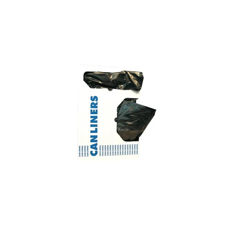 Heritage Can Liner 38X58 IN 60 GAL Black HDPE 1.5MIL 100/Case