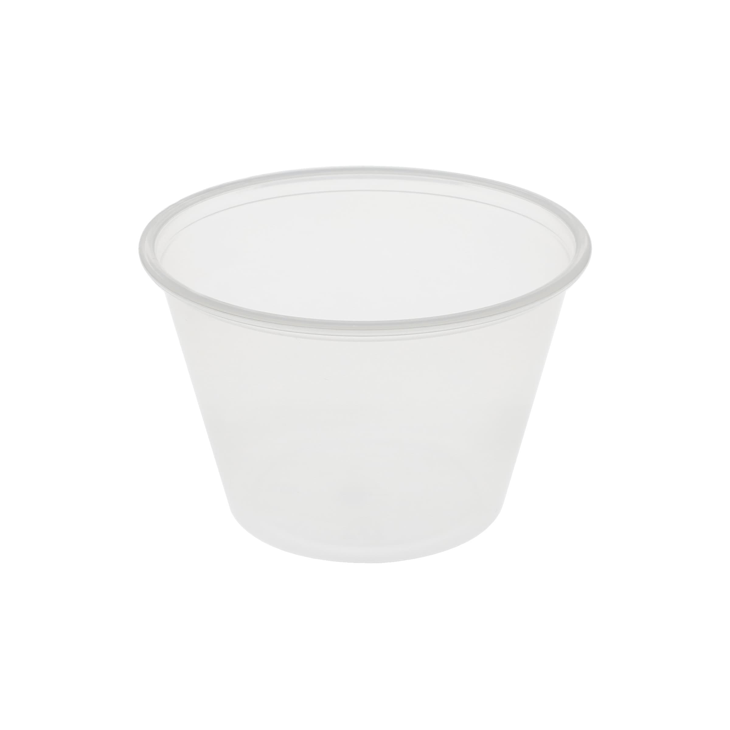 Souffle & Portion Cup 4 OZ PP Clear Microwave Safe 2400/Case