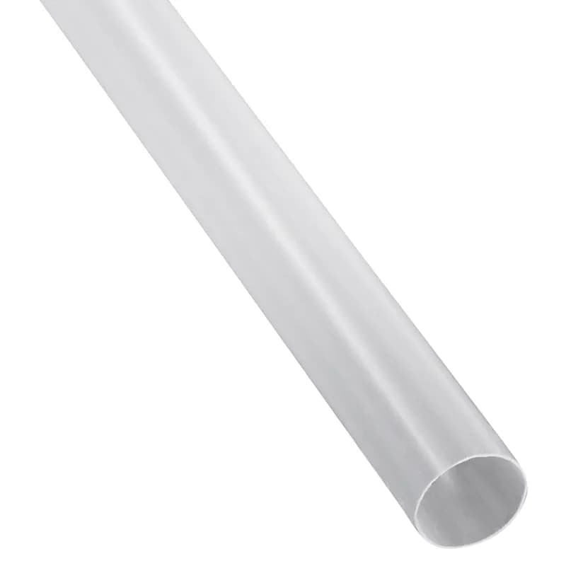 Victoria Bay Jumbo Straw 7.75 IN Plastic Clear Paper Wrapped 500 Count/Pack 24 Packs/Case 12000 Count/Case