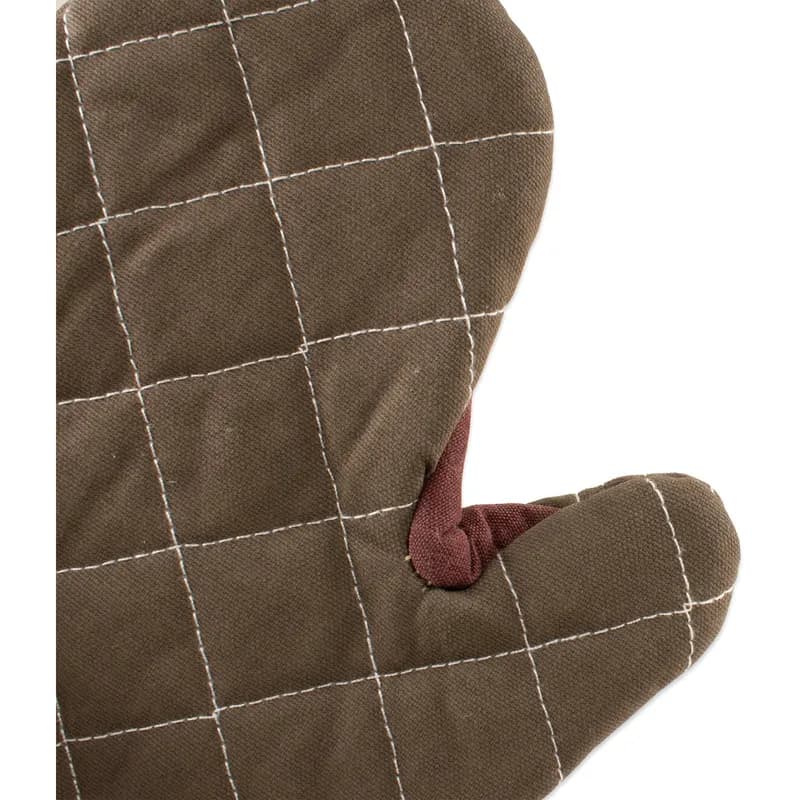 San Jamar Bestguard Oven Mitt 17 IN Cotton Synthetic Blend Tan 1/Pair