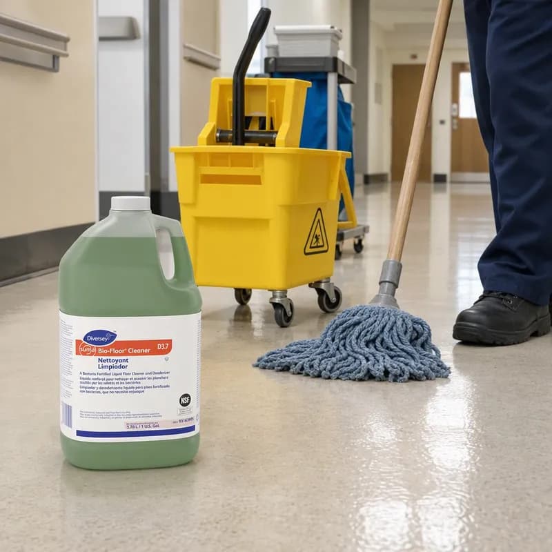 Suma® Bio-Floor® Floor Cleaner Deodorizer 1 GAL Liquid 4/Case