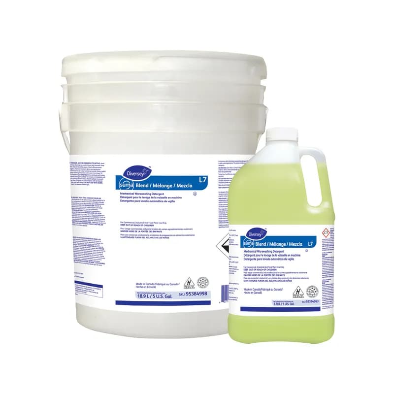 Suma® Warewashing Detergent 1 GAL Liquid Kosher 4/Case