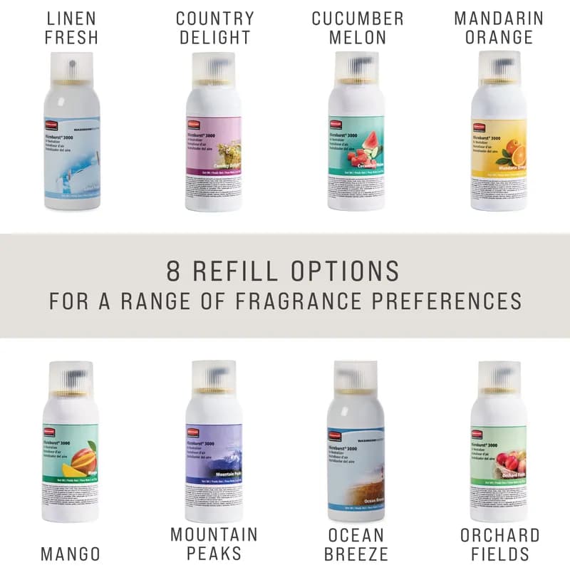 Microburst® 3000 Air Freshener Mango Aerosol 2 FLOZ Refill 12/Case