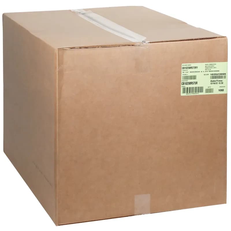Cake Container & Lid Combo With Dome Lid 10.25X5.75 IN PET Clear Black 100/Case