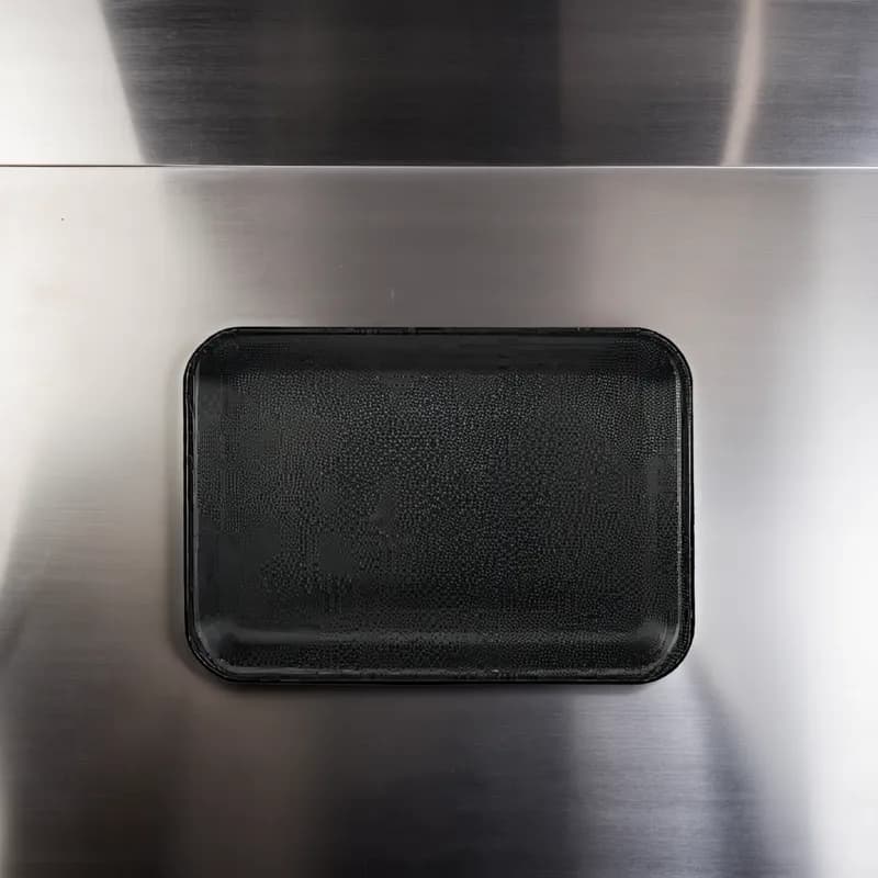 Dyne-A-Pak 4D Tray Polystyrene Foam Black 500/Case