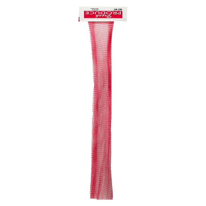 Produce Bag 5.5X20 IN Nylon Red Header Mesh & Net 1000/Case