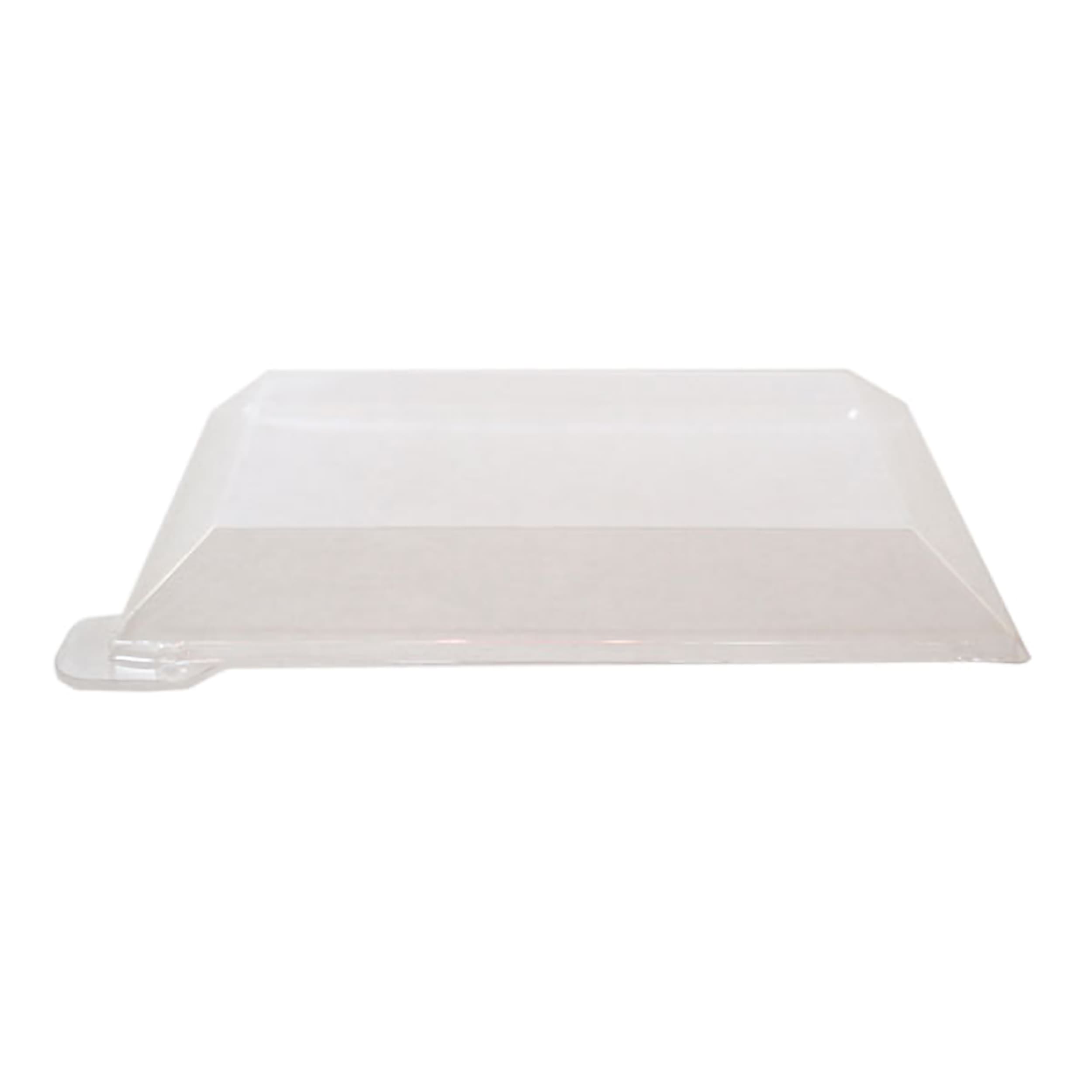 Lid Dome 3.95X3.95X0.6 IN PET Clear Square For Container Freezer Safe 25 Count/Pack 4 Packs/Case 100 Count/Case