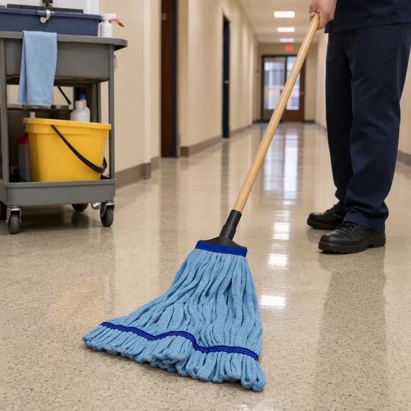 Impact® Wet Mop Blue Microfiber Tube 12/Case