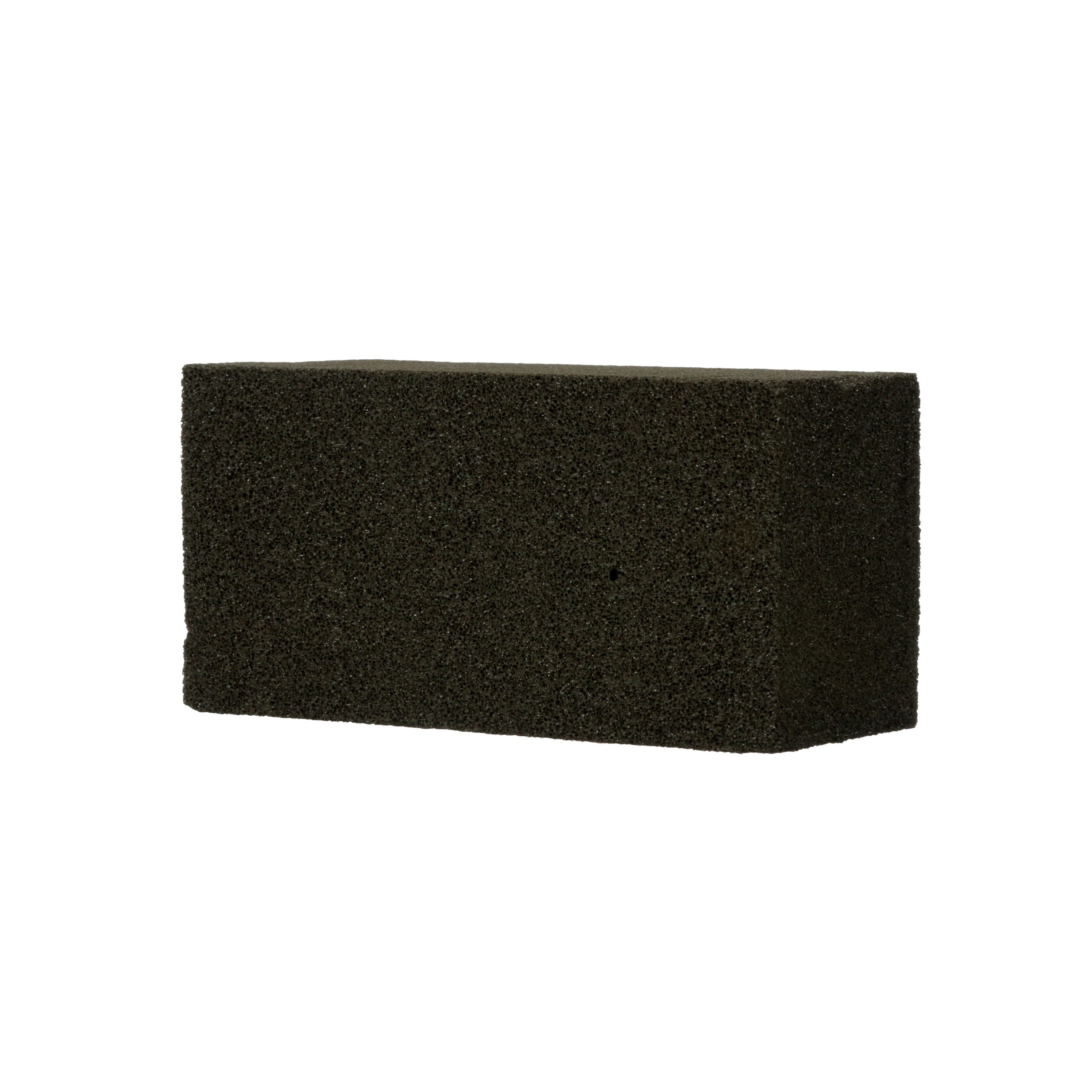 3M™ GB12 Abrasive Grill Brick 3.5X4X8 IN Heavy Duty Fiberglass Gray Rect Industrial Wrapped 1 Count/Pack 12 Packs/Case