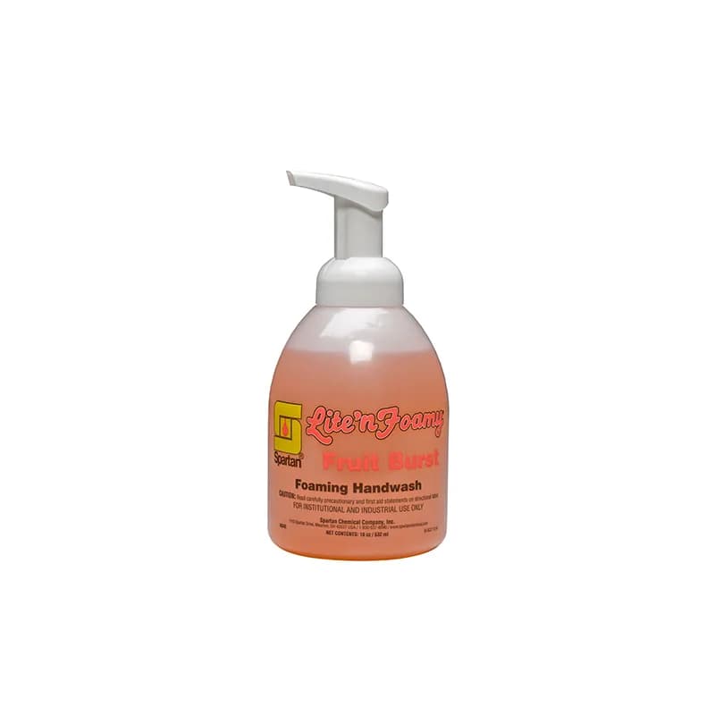 Lite'n Foamy® Handwash Ready-to-Use (RTU) 18 FLOZ Fruity Mandarin Golden Orange 6/Case