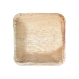 Plate 4X4 IN Palm Leaf Square 400/Case