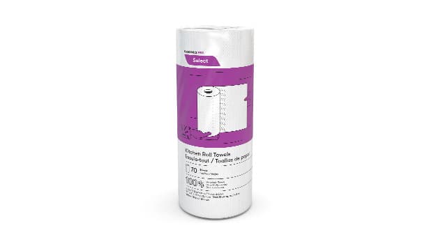 Household & Kitchen Roll Paper Towel 2PLY White Standard Roll 70 Sheets/Roll 30 Rolls/Case 2100 Sheets/Case