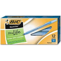 Pen Round Stic Medium Point 12/Dozen