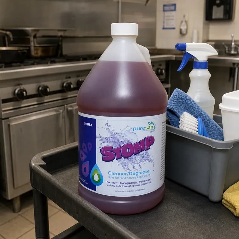 Stomp Unscented Degreaser 1 GAL Multi Surface Concentrate Water-Based 4/Case