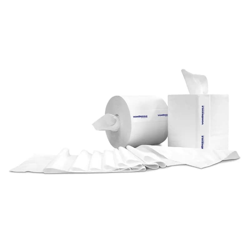 von Drehle Preserve® Roll Paper Towel 14X7.6 IN 1000 FT 1PLY White Centerpull 8.4IN Roll 857 Sheets/Roll 6 Rolls/Case