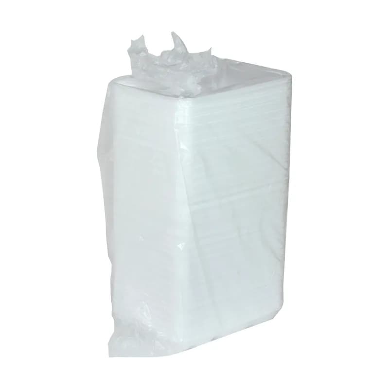 Cafeteria & School Lunch Tray 8.5X11.5X1.25 IN 6 Compartment Polystyrene Foam White Rectangle 500/Case