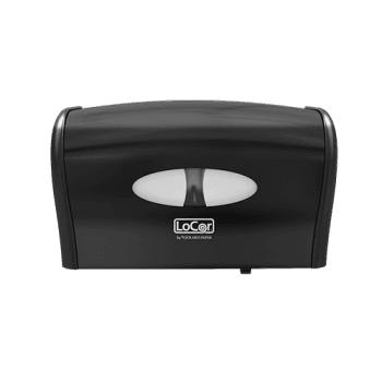 Toilet Paper Dispenser Wall Mount Black Jumbo Jr (JRT) Side-by-Side 1/Each