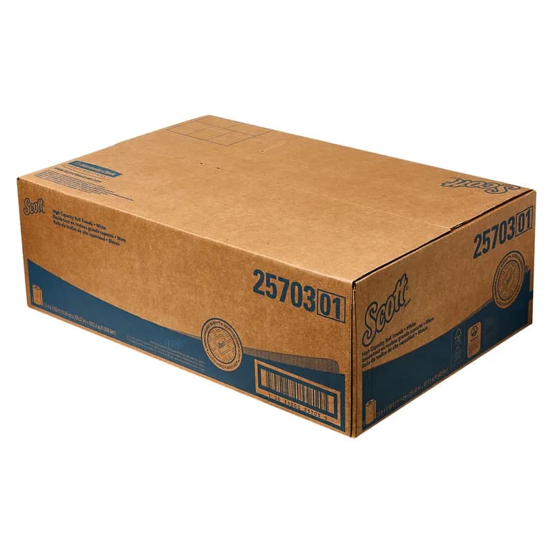 Scott® Roll Paper Towel 7.5IN X1150FT White Standard Roll Core Gray Code 1150 Sheets/Roll 6 Rolls/Case 6900 Sheets/Case