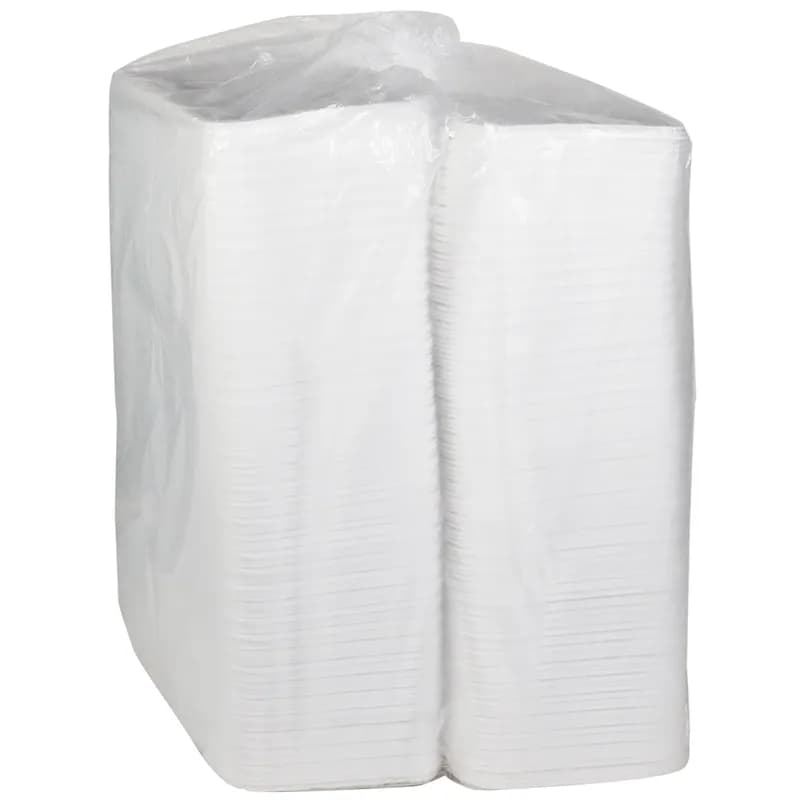 16S Supermarket Tray 11.7X7.3X0.65 IN Polystyrene Foam White Rectangle 250/Case