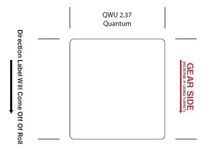 Hobart Quantum 2.375 Blank Label 19200/Case