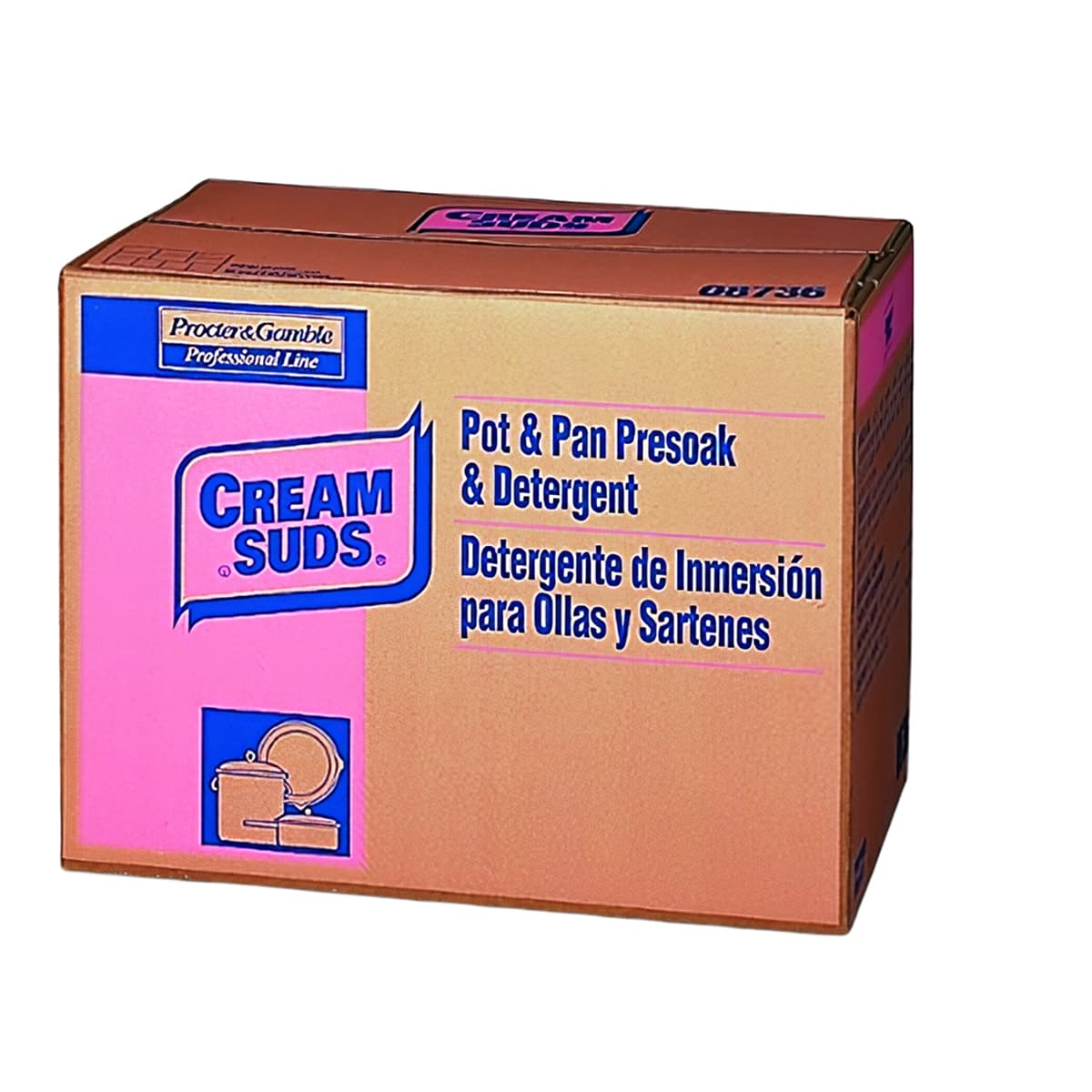 Cream Suds® Baby Powder Manual Pot & Pan Detergent 25 LB Powder Phosphates 25/Case