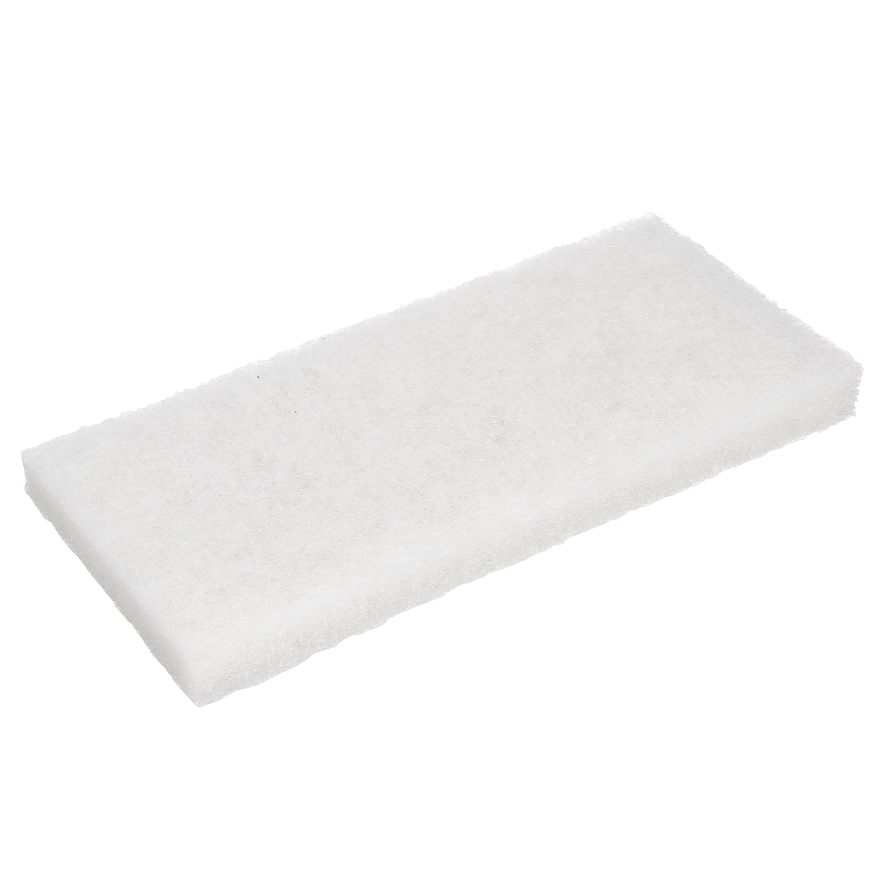 3M™ Doodlebug™ 8440 Cleaning Pad 10X4.625 IN White Synthetic Fiber 5 Count/Box 4 Box/Case 20 Count/Case