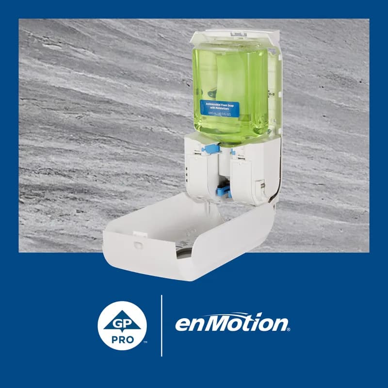 enMotion® Hand Sanitizer & Soap Dispenser Foam White Automatic Surface Mount For enMotion Gen2 1/Each