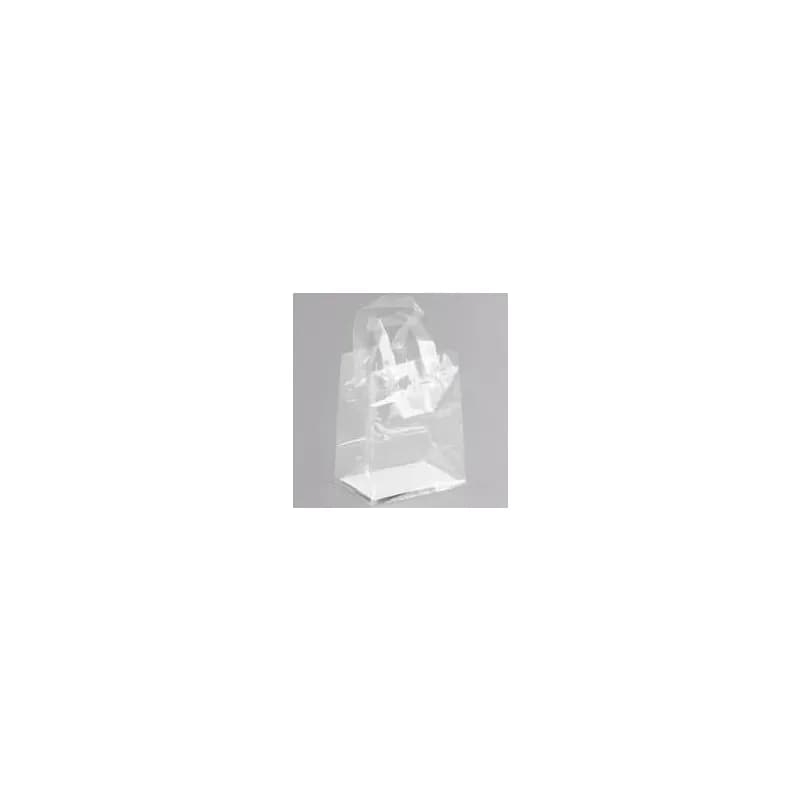 Bag 6.75X4.75X8.5 IN PP 3MIL Clear With Soft Loop Handle Closure Gusset 200/Case