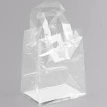 Bag 6.75X4.75X8.5 IN PP 3MIL Clear With Soft Loop Handle Closure Gusset 200/Case