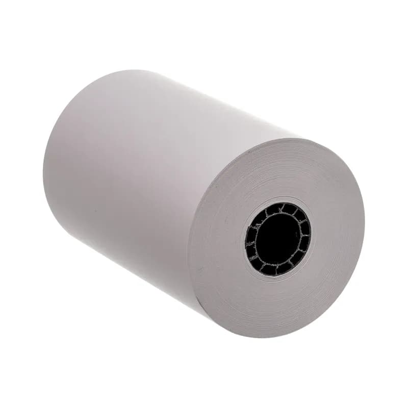 Cash Register Receipt Roll 3.25IN X125FT White Thermal Paper 12 Rolls/Case