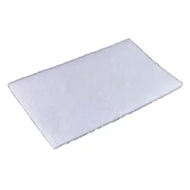 Scouring Pad 6X9 IN Light Duty Nylon White 10 Count/Pack 6 Packs/Case 60 Count/Case