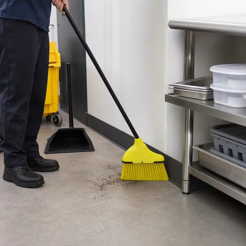 Multi-Purpose Broom Small (SM) 48IN Plastic Angled 1/Each