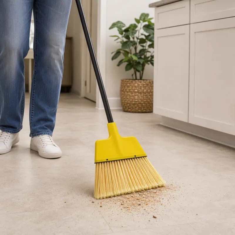 Multi-Purpose Broom Large (LG) Plastic Angled 1/Each