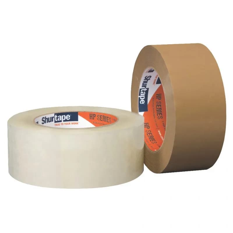 HP 500® Hot Melt Tape 48MM X100M Clear Cast (BOPP) Synthetic Rubber 3MIL Heavy Duty 35 Rolls/Case 48 Cases/Pallet