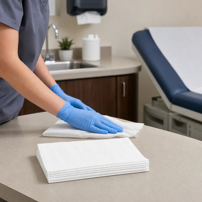 Cleaning Wipe 12X21 IN White Microbial 150/Case