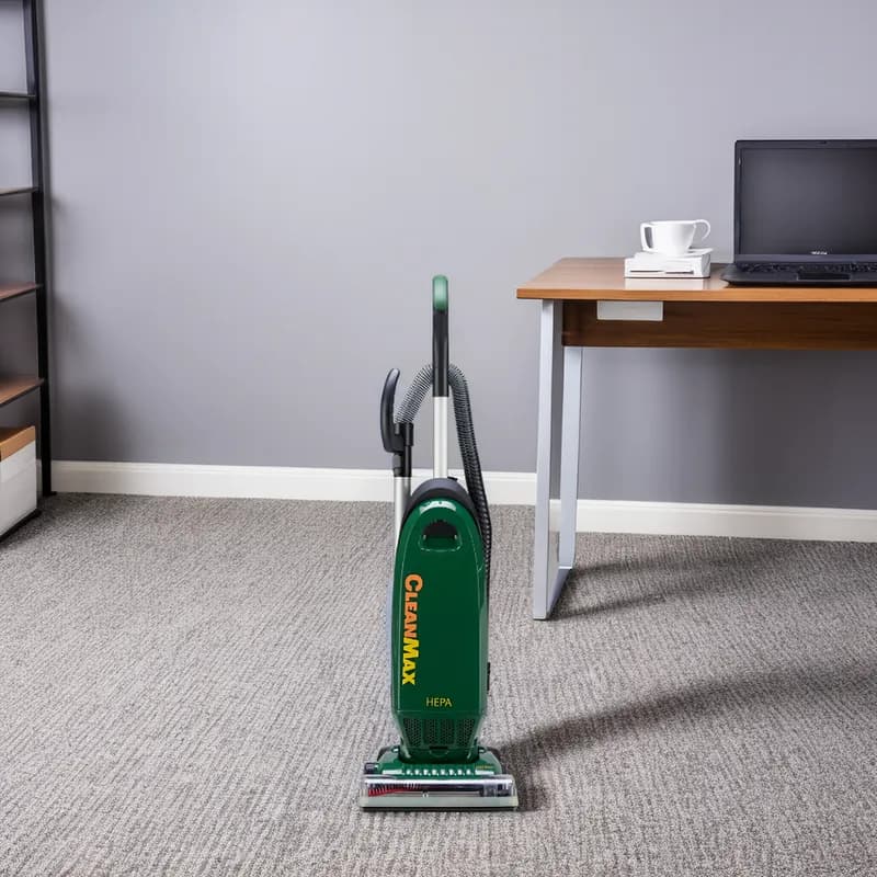 Cleanmax Upright Vacuum Bag 12.5IN Green Metal Plastic 10 amp With 40FT Cord Tools 1/Each