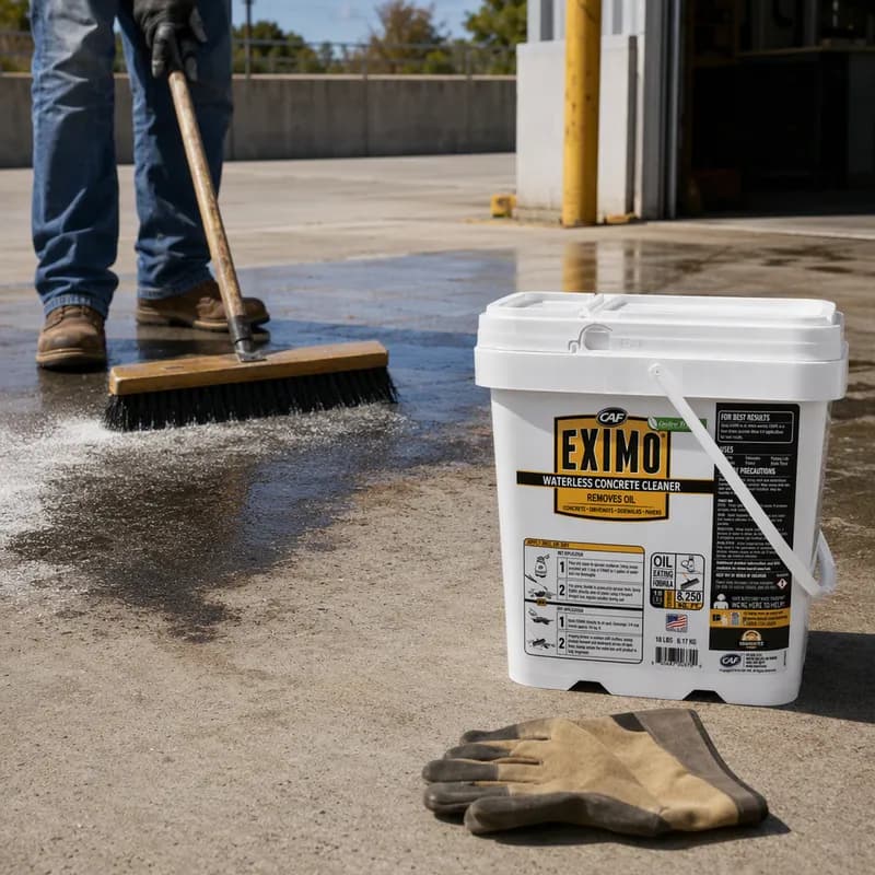 EXIMO® Concrete Cleaner 18 LB Powder Waterless 1/Each