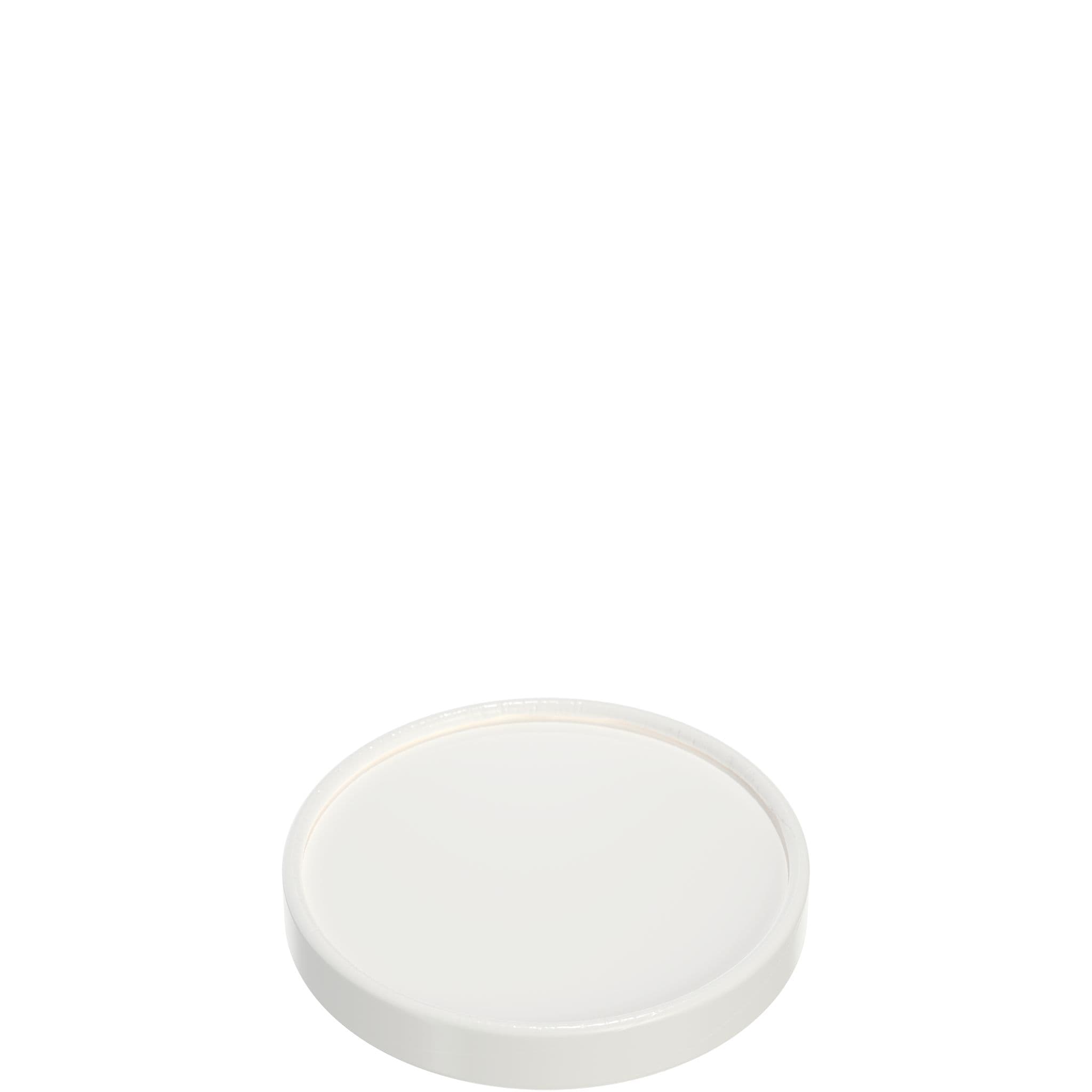 Solo® Flexstyle® Lid Flat 3.9X0.6 IN DSP White For 16 OZ Container Individually Wrapped 25 Count/Pack 20 Packs/Case
