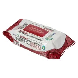 Puresan Unscented Food Service Sanitizer Surface Wipe No Rinse 80 Count/Pack 12 Packs/Case