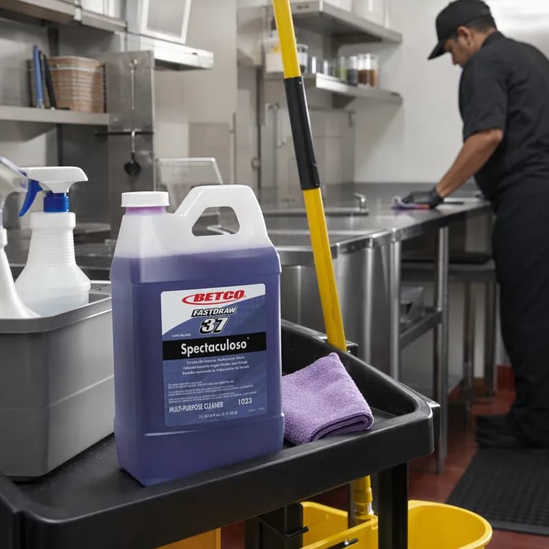 FastDraw® Spectaculoso Lavender All Purpose Cleaner 2 L Multi Surface Alkaline Concentrate Liquid Foam 4/Case