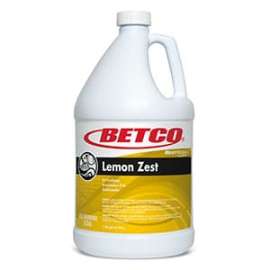 BestScent™ Deodorizer Lemon Zest Citrus Scent Yellow 1 GAL 4/Case