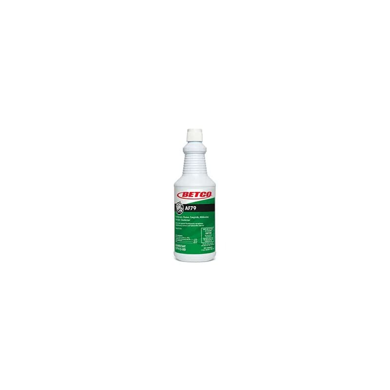 AF79 Citrus Bouquet Restroom Cleaner One-Step Disinfectant 1 QT Multi Surface Alkaline RTU Acid-Free Germicidal 12/Case